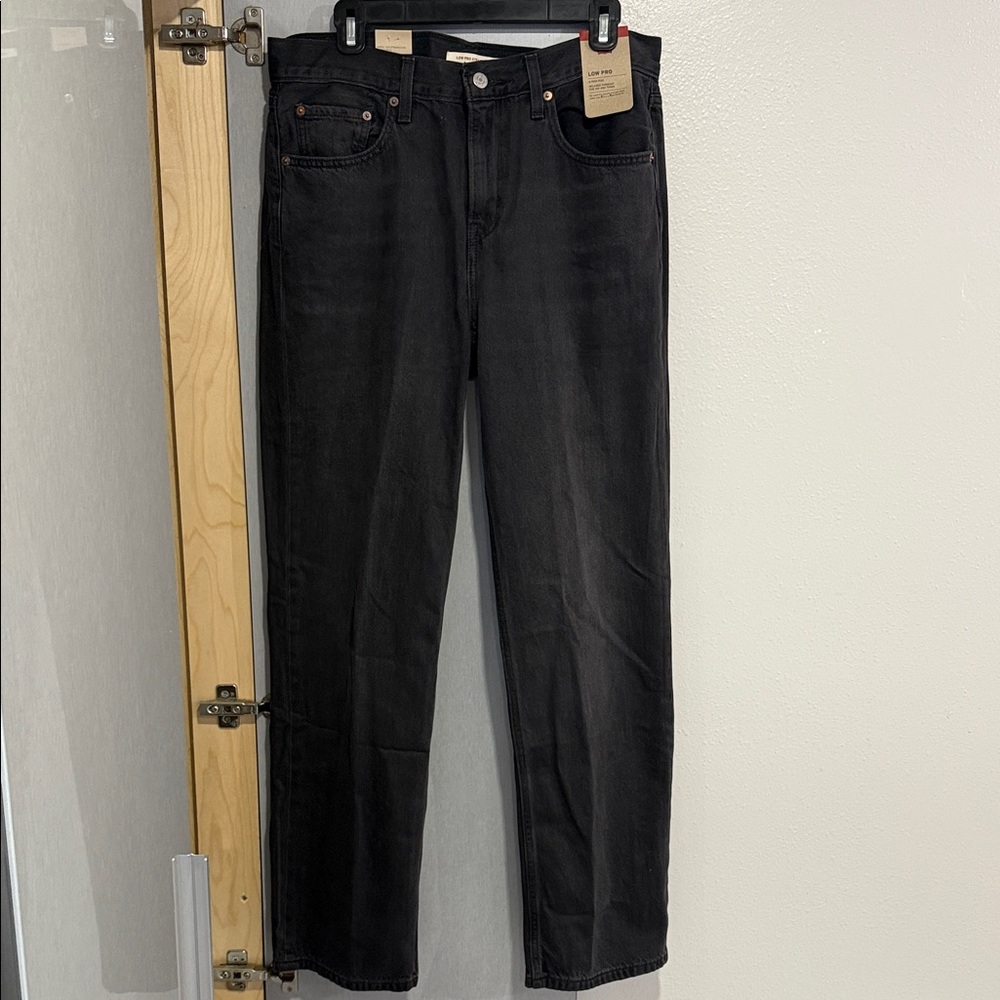 Levi's Low Pro Black Women's Straight Leg Jeans